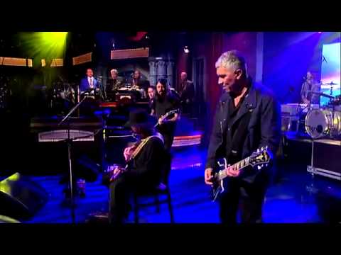 Foo Fighters with Tony Joe White  'Polk Salad Annie'   David Letterman