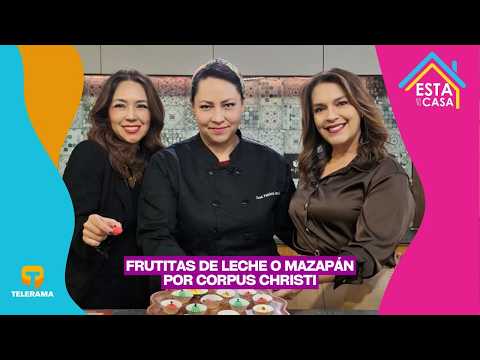 Frutitas de leche o mazapán por Corpus Christi