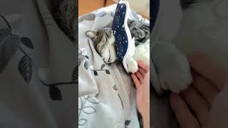 寝込みを狙う下僕の手