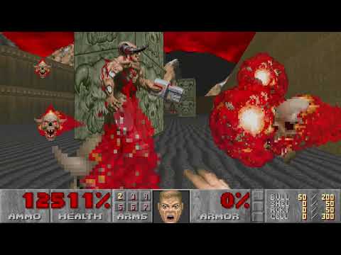 Doom Cyberdemon but I kill him with an army of Lost Souls