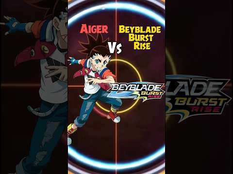 Who's Strongest ? Aiger vs All Bladers Of Beyblade Burst Rise#shorts CONTENT FOR 13+🔥💥