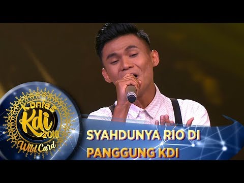 SYAHDUNYA RIO DI PANGGUNG KDI [MUSKURANE] - WildCard KDI (19/8)