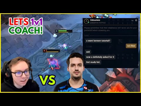 Baus Vs Odoamne 1v1 During Coaching Session | League of Legends Clip