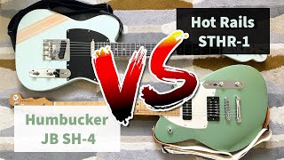 Video thumbnail for Tele Hot Rails vs Humbucker - Seymour Duncan STHR-1 and Jb SH-4 (Punk) by The French Guitar Guy