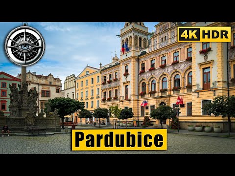 Pardubice Walking Tour | A Charming Czech City 120 km from Prague | 4K HDR