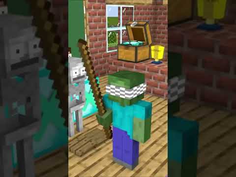 Monster School : POPPY PLAYTIME CHALLENGE - Minecraft Animation #shorts #animation #youtubeshorts