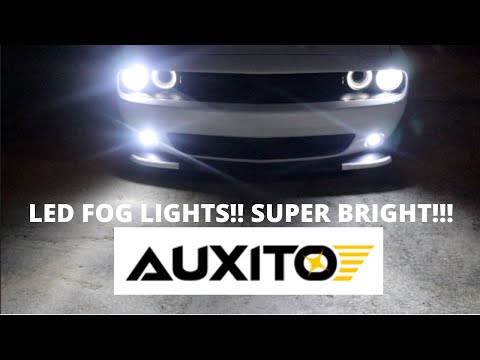 AUXITO LED FOG LIGHTS INSTALL AND REVIEW!!!