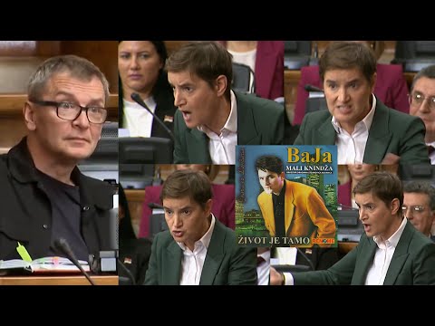 Razjareni Ana mali knindža u skupštini 😂