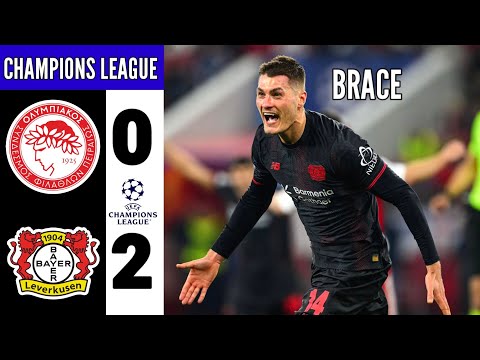 Olympiacos vs Bayer Leverkusen 0-2 Highlights | UEFA Champions League 2025/26