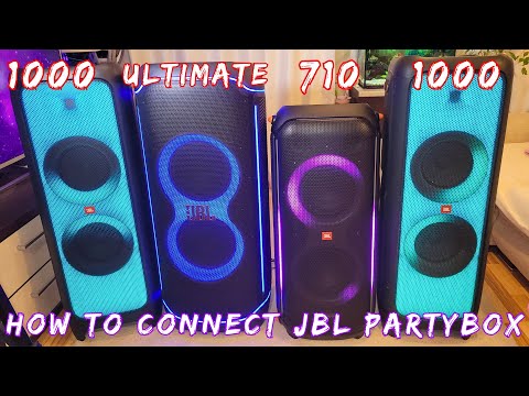 How to Connect JBL Partybox 710 with JBL Partybox 1000 and JBL Partybox Ultimate