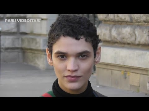 Model Kerolyn Soares after the Hermès show @ Paris Fashion Week 6 march 2021