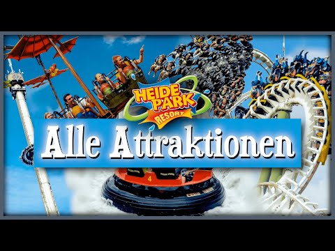 All attractions of Heide Park Resort (2022)