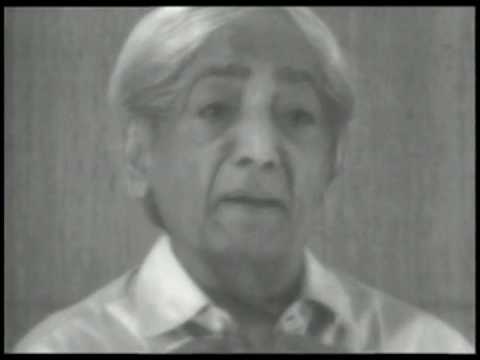 On suffering | J. Krishnamurti