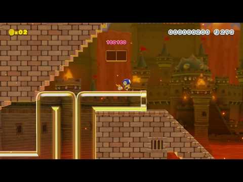 Charvaargh's Lava Lair by Guppy 015 - Super Mario Maker 2 - No Commentary 1bz