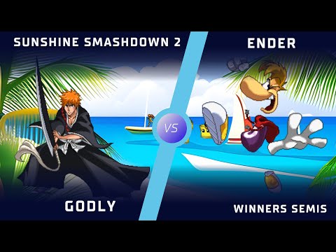 Godly (Ichigo) vs. Ender (Rayman) - SSF2 Winner's Semis - Sunshine Smashdown 2