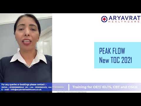 New NMC TOC 2021 - PEAK FLOW