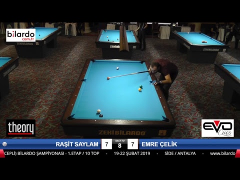 RAŞİT SAYLAM & EMRE ÇELİK Bilardo Maçı - 