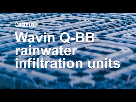 Wavin Q-BB rainwater infiltration units