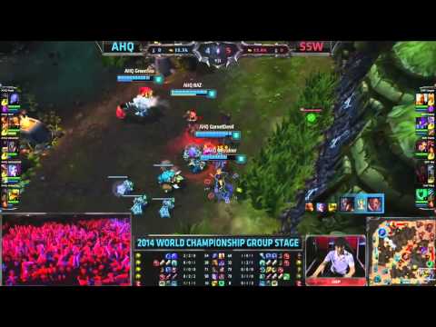 [LoLByTheNumbers] SSW vs AHQ Game 2, Video Analysis - Worlds Group Stage