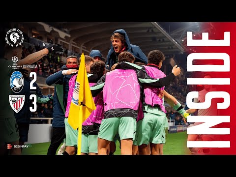 Imagen de portada del video INSIDE I Atalanta BC 2-3 Athletic Club I Champions League 2025/26 MD7