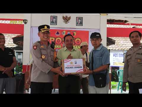 PRESISI UPDATE : POLRES JEMBER SALURKAN BANTUAN KEPADA KORBAN BANJIR 21/12/2025 (15.00)