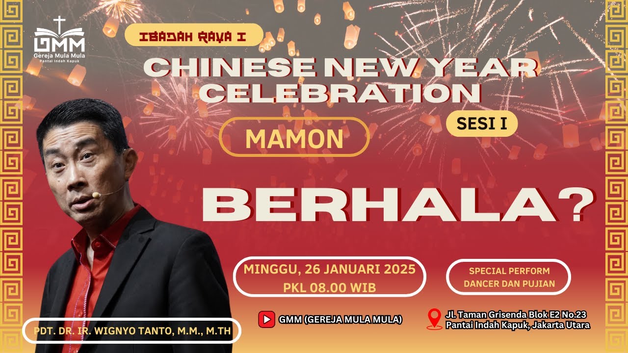 Sesi 1 – MAMON: BERHALA? – Pdt. Dr. Ir. Wignyo Tanto, M.M., M.Th. (260125)