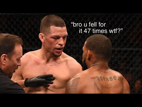 Nate Diaz spamming his 1-2
