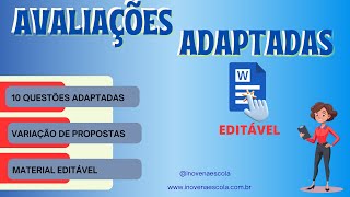 AVALIAÇÕES ADAPTADAS