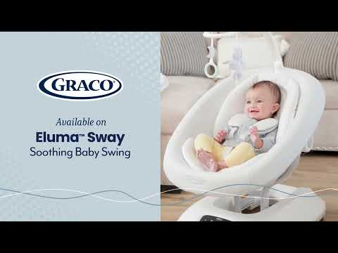 Graco Sdraietta Eluma Sway Rori con Rilevamento Pianto Dalla Nascita A 6 Mesi (Max 9 Kg)