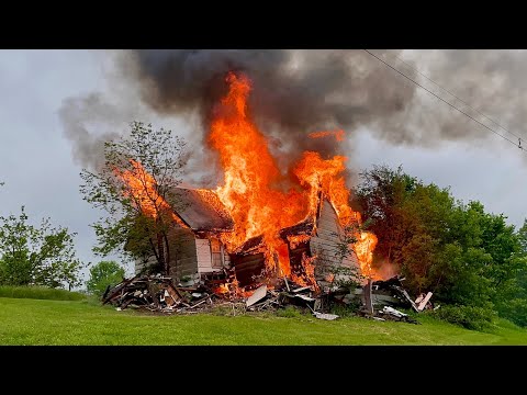 I burned my house down