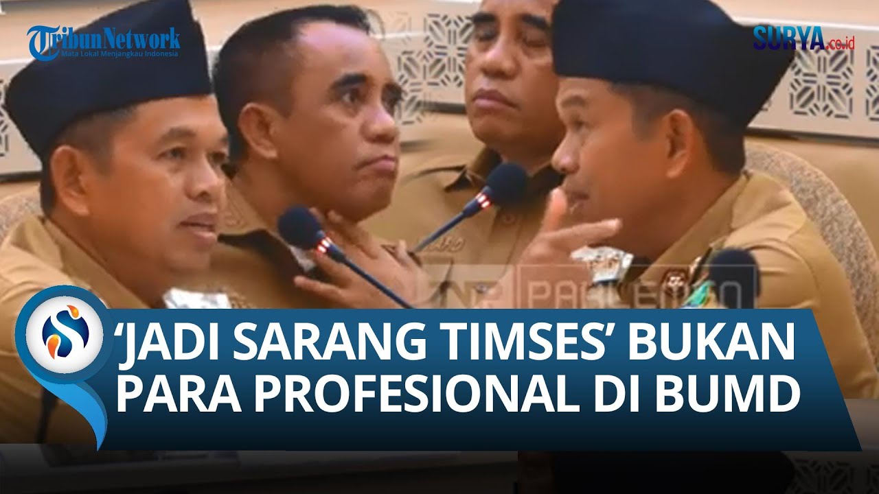 'Sarangnya Timses' Dedi Mulyadi Bongkar Pekerja di Balik BUMD: Diisi Tim Sukses, Bukan Profesional!