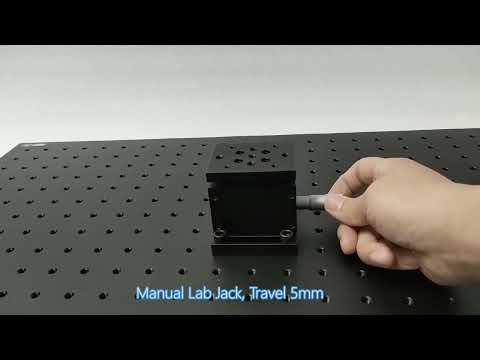 Micrometer Head Z Axis Manual Scissor Lift Table 5mm Travel