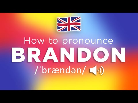 How To Pronounce Brandon (100% NATIVE!!)