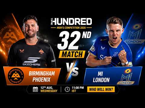 Birmingham Phoenix vs MI London 32nd Match Prediction, Who Will Win? | The Hundred 2026