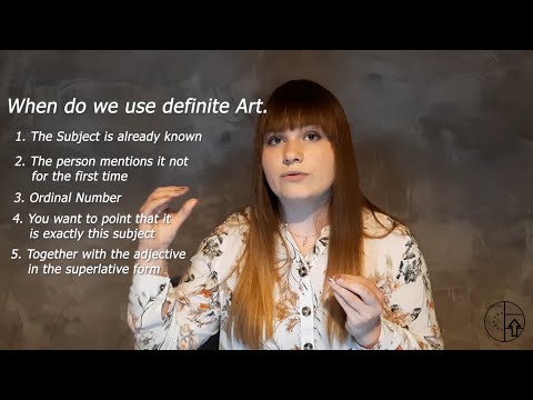 EIN or DER: Definite and Indefinite Articles in German