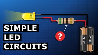 Simple LED circuit |basic electronics
