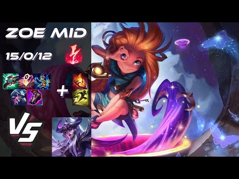 MID Zoe vs Syndra - NA Grandmaster Patch 25.23
