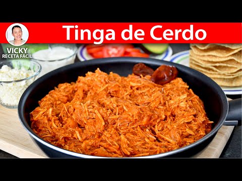 TINGA DE CERDO | Vicky Receta Facil