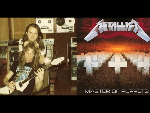 James Hetfield writes the Sanitarium riff ( 1985 studio footage )
