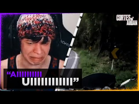 ARUAN REAGE A QUEDAS DE MOTO (XRACING) PARTE 4 - Cortes do Aruan