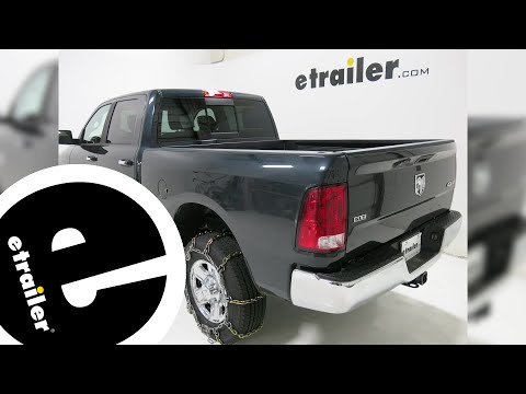 DIY 2017 Ram 2500 Installation for the Titan Chain Alloy Snow Chains w/ Cams for Wide Base Tires