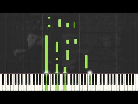 Ultimo – Eleganza Delle Stelle (piano tutorial con la melodia) synthesia
