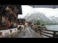 Rain Walk In Hallstatt Austria Natural Rain Ambience