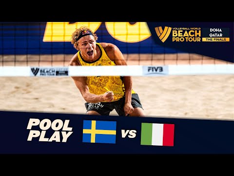 Åhman/Hellvig vs. Carambula/Ranghieri - Day 1 Highlights | Doha Finals 2023 #BeachProTour