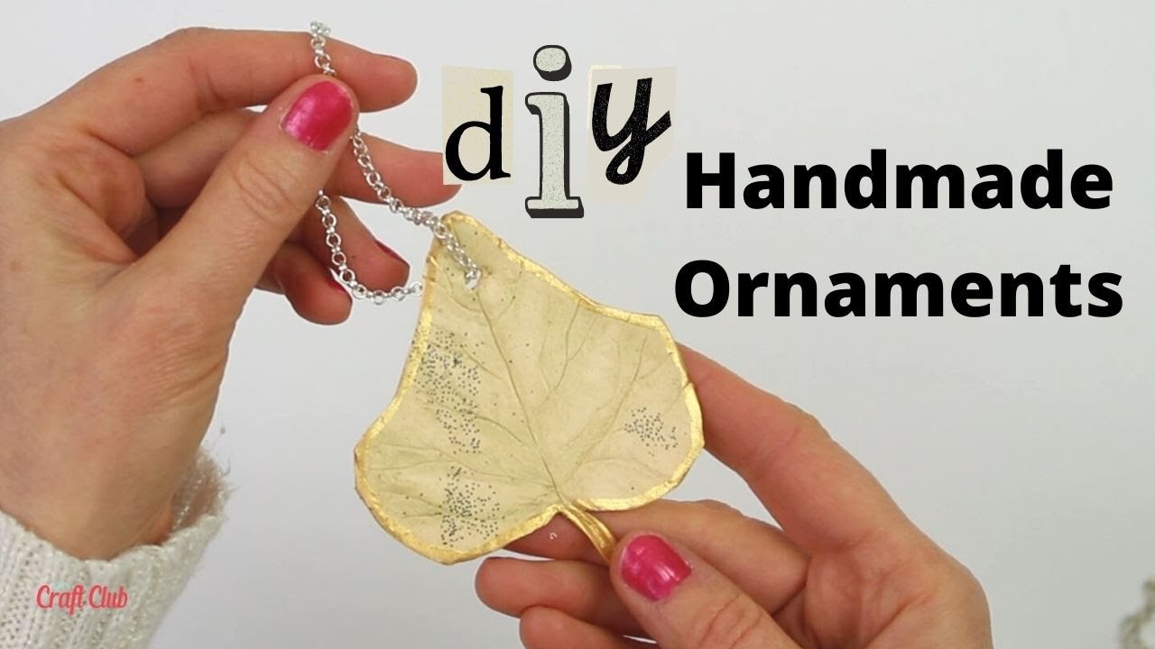 How to make DIY Christmas ornaments with polymer clay!
