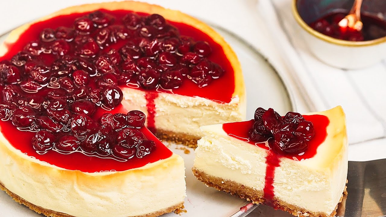 The most satisfying Baked Cheesecake/ NEW YORK_STYLE CHEESECAKE
