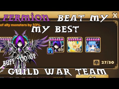 This Fermion Beat My Best Siege Offence. Too Op?   Guild Siege!