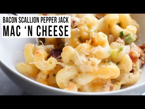 Bacon Scallion Pepper Jack Macaroni and Cheese