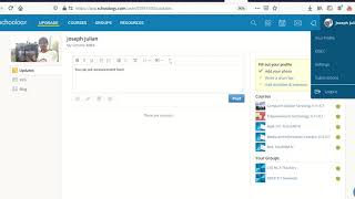 How to Change or Update you Profile in Schoology