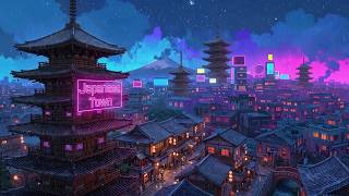 Nostalgic 🫧 Lofi Hip Hop Beats & Japanese Town Ambience 🌆 Retro 1980s & 90s Vibes Lofi Rain Playlist
